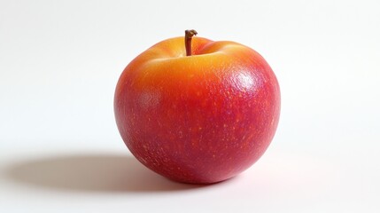 Single plum on white background