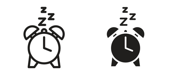Alarm snooze icon