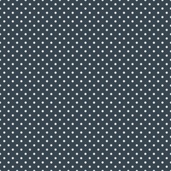 White polka dot seamless pattern on charcoal background with deep grey tone