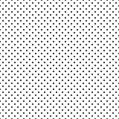 Black polka dot seamless pattern with small round dots on white background