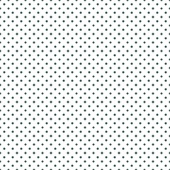 Teal polka dot seamless pattern with blue-green dots on white background