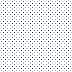 Dark navy polka dot seamless pattern with deep blue dots on white background
