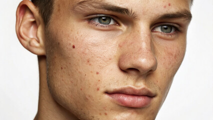 Obraz premium Dermatology Acne Solutions Concept. Skincare solutions for acne treatment include expert consultation in dermatology for effective skin care