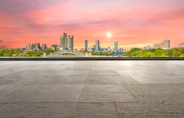 outdoor road skyline city building landscape sunset  cityscape street travel

