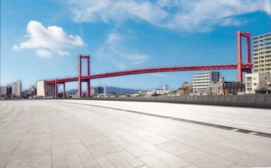 bridge outdoor road skyline city landscape blue sky cityscape street park travel
