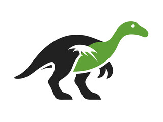 Fototapeta premium Dinosaur logo Set