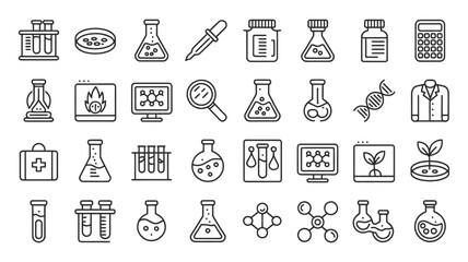 Fototapeta premium set of medical icons