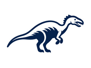 Fototapeta premium Dinosaur logo set 