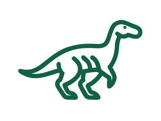 Obraz premium Dinosaur logo Set