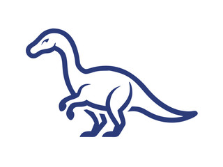 Fototapeta premium Dinosaur logo set 