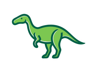 Fototapeta premium Dinosaur logo Set