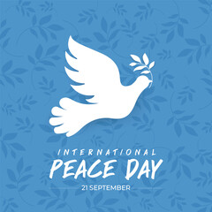 Obraz premium 21 Sep international peace day