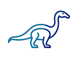 Fototapeta premium Dinosaur logo Set