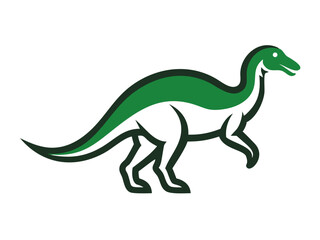 Obraz premium Dinosaur logo Set