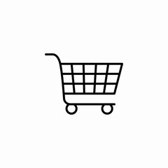 shopping cart icon sign vector