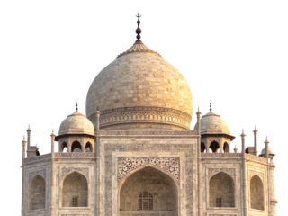 Taj Mahal, iconic Indian landmark, intricate architecture and historical