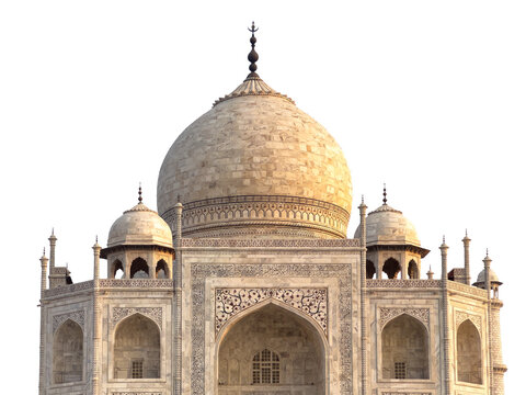 Taj Mahal, iconic Indian landmark, intricate architecture and historical
