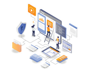 Web analysis and development team