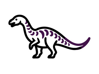 Obraz premium Dinosaur logo Set