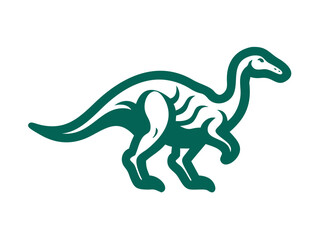 Fototapeta premium Dinosaur logo Set
