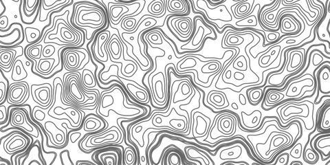 Minimalist topographic contour lines on a clean white background, smooth elevation curves, black fine lines, abstract geographic map style, elevation lines forming organic shapes, high contrast, 