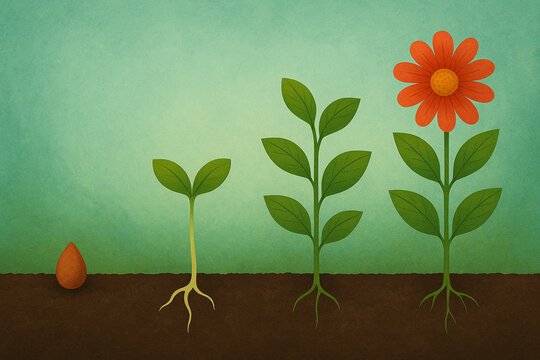 Metapher of growth