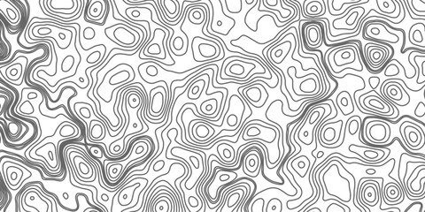 Minimalist topographic contour lines on a clean white background, smooth elevation curves, black fine lines, abstract geographic map style, elevation lines forming organic shapes, high contrast, 