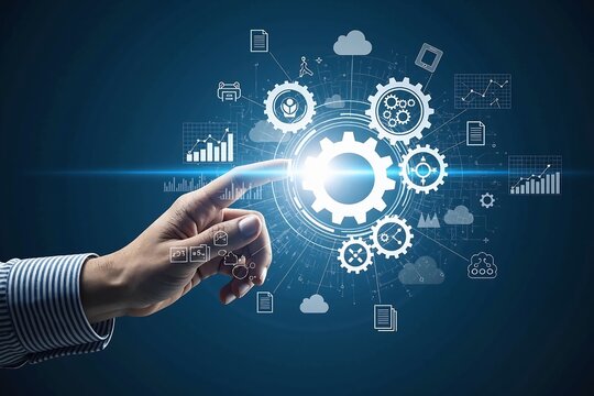 Automation System Management Technology And Digital Transformation Solutions - Powered by Adobe