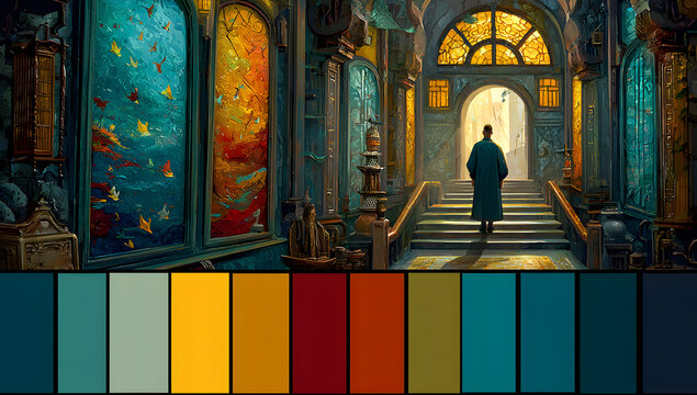 Color Palette Reference with Sample Colors
