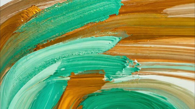 Abstract expressionism background with colorful paints texture. AI Generative