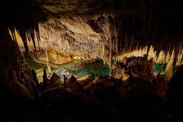 Dragon caves or Cuevas del Drach on Majorca Island, Spain.