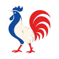 French Tricolore Rooster Symbol A Bold Emblem of National Pride and Cultural Heritage A Symbol of France