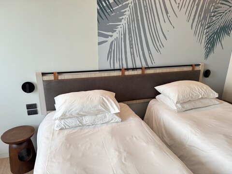 Modern Hotel Room with Twin Beds at Jonox Hotel, Karon Beach, Phuket