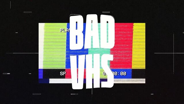 Glitch Bad TV Intro