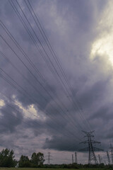 Wild Clouds Caught in Wires