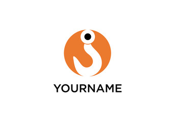 Creative Abstract Crane Logo Design