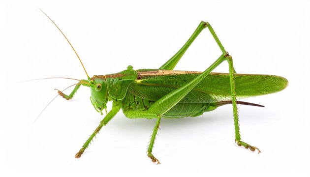 grasshopper on a white background