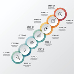 Modern Circular 7-Step Timeline Infographic.ai