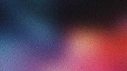 Amber, Coral, and Periwinkle smooth noise grain texture layered on gradient background for marketing assets.