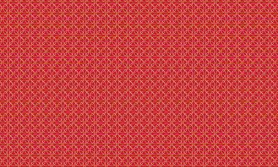 Red fabric texture background with seamless textile pattern for wallpaper or decorative design