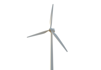 Isolated Single Wind Turbine Renewable Energy Source