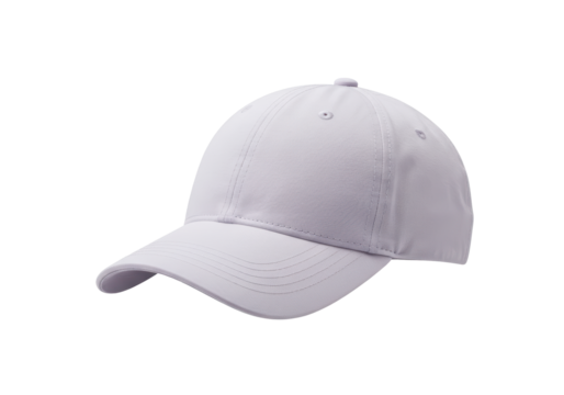 Isolated White Baseball Cap