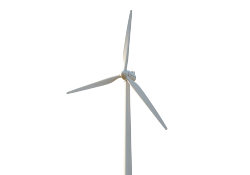 Isolated Single Wind Turbine Renewable Energy Source
