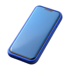 Blue Smartphone Case on Dark Background Product	