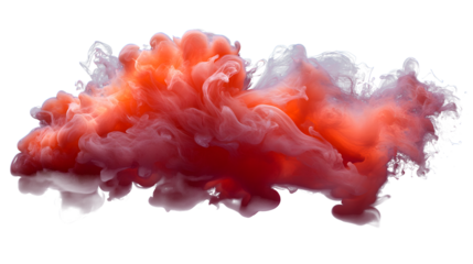 red smoke texture on black background