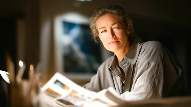 1_Professor Analyzing Political Protests with Article and Marker