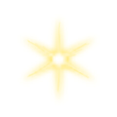 Blurred Star with Bright Glow