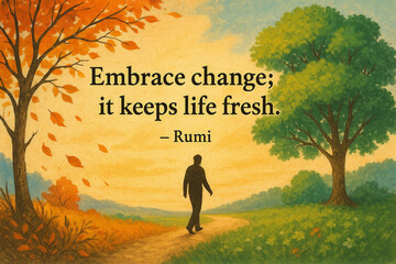 The river flows not to escape, but to find new land.
Every turn it makes reshapes the silent hand.