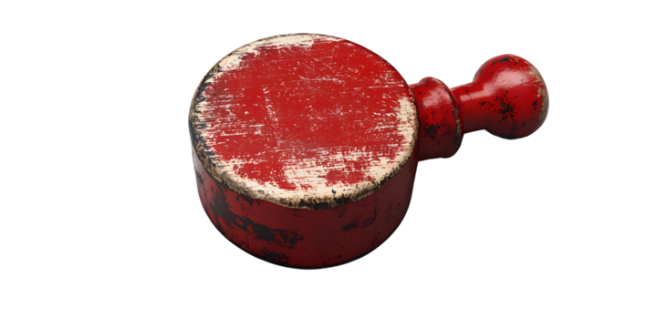 'SOLD OUT' red rubber stamp isolated on transparent background or white background with distressed texture effect