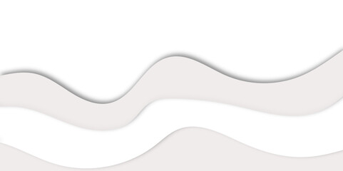 "Abstract wavy background with layered white and light gray curves. Minimalistic design ideal for banners, presentations, or modern web layouts. Clean, flowing lines create a smooth, elegant effect"